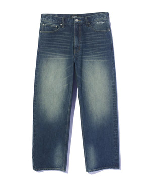 【X - LARGE|エクストララージ】FADED DENIM PANTS/フェイデッドデニムパツ(INDIGO , BLACK) - STREAM【X - LARGE|エクストララージ】FADED DENIM PANTS/フェイデッドデニムパツ(INDIGO , BLACK)STREAMINDIGO30inch