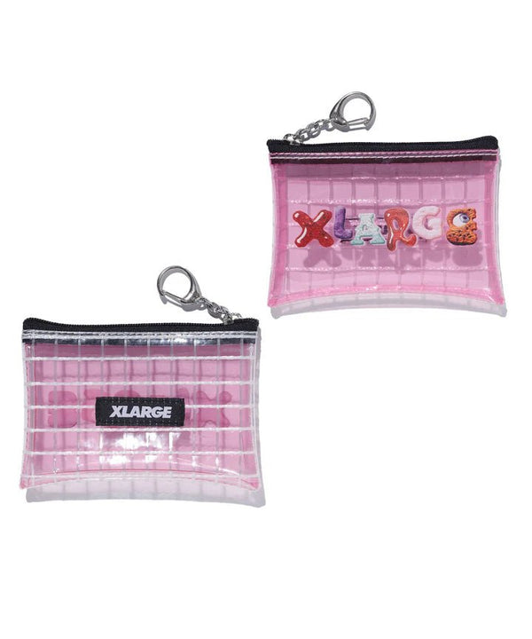 【X - LARGE|エクストララージ】GRAFFITI COIN PURSE/グラフィティ コインパース(CLEAR , BLACK , PINK) - STREAM【X - LARGE|エクストララージ】GRAFFITI COIN PURSE/グラフィティ コインパース(CLEAR , BLACK , PINK)STREAMPINKONE SIZE