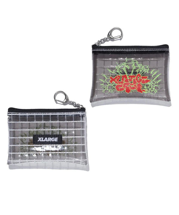 【X - LARGE|エクストララージ】GRAFFITI COIN PURSE/グラフィティ コインパース(CLEAR , BLACK , PINK) - STREAM【X - LARGE|エクストララージ】GRAFFITI COIN PURSE/グラフィティ コインパース(CLEAR , BLACK , PINK)STREAMPINKONE SIZE