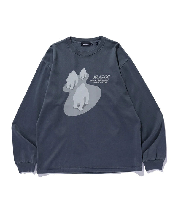 【X - LARGE|エクストララージ】JUNGLE OPERATIONS L/S TEE/ジャングルオペレーションズL/Sティー(NAVY , BLACK) - STREAM【X - LARGE|エクストララージ】JUNGLE OPERATIONS L/S TEE/ジャングルオペレーションズL/Sティー(NAVY , BLACK)STREAMNAVYM