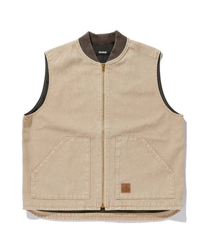 【X - LARGE|エクストララージ】PATCHED CANVAS VEST/パッチドキャンバスベスト(BEIGE , BLACK) - STREAM【X - LARGE|エクストララージ】PATCHED CANVAS VEST/パッチドキャンバスベスト(BEIGE , BLACK)STREAMBEIGEM