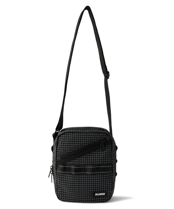 【X - LARGE|エクストララージ】RIPSTOP SQUARE SHOULDER BAG/リップストップスクエアショルダーバッグ(BLACK) - STREAM【X - LARGE|エクストララージ】RIPSTOP SQUARE SHOULDER BAG/リップストップスクエアショルダーバッグ(BLACK)STREAMONE SIZE