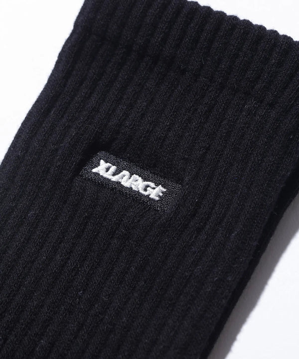 【X - LARGE|エクストララージ】SQUARE LOGO SOCKS/スクエアロゴソックス(BLACK) - STREAM【X - LARGE|エクストララージ】SQUARE LOGO SOCKS/スクエアロゴソックス(BLACK)STREAMBLACKONE SIZE