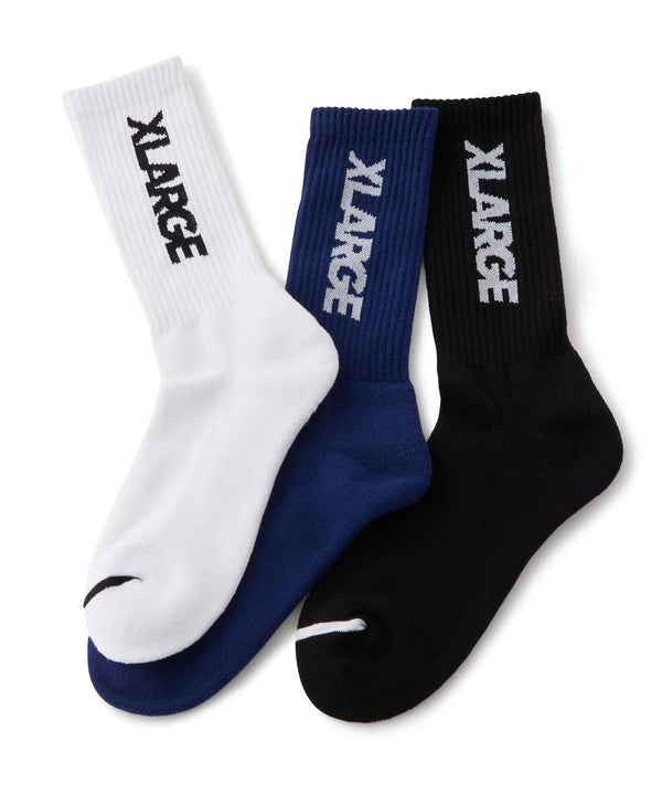 【X - LARGE|エクストララージ】STANDARD LOGO SOCKS/スタンダードロゴソックス(BLACK) - STREAM【X - LARGE|エクストララージ】STANDARD LOGO SOCKS/スタンダードロゴソックス(BLACK)STREAMONE SIZE