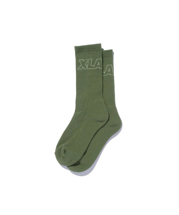【X - LARGE|エクストララージ】STANDARD LOGO SOCKS/スタンダードロゴソックス(WHITE , BLACK , OLIVE) - STREAM【X - LARGE|エクストララージ】STANDARD LOGO SOCKS/スタンダードロゴソックス(WHITE , BLACK , OLIVE)STREAMOLIVEONE SIZE