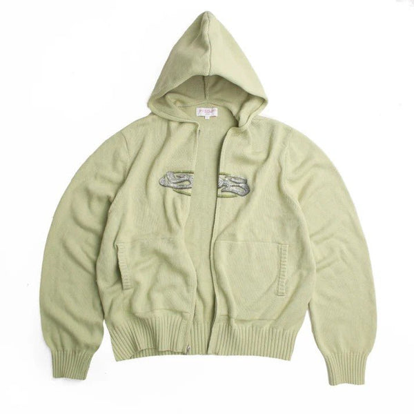 【YARDSALE|ヤードセール】GLITZ KNITTED HOOD/グリッツニッテッドフード(LIME , BLACK) - STREAM【YARDSALE|ヤードセール】GLITZ KNITTED HOOD/グリッツニッテッドフード(LIME , BLACK)STREAMLIMES