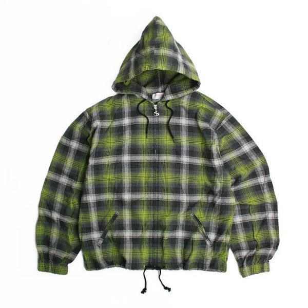 【YARDSALE|ヤードセール】TARTAN FULL - ZIP HOOD/タータンフルジップフード(GREEN , RED) - STREAM【YARDSALE|ヤードセール】TARTAN FULL - ZIP HOOD/タータンフルジップフード(GREEN , RED)STREAMGREENM