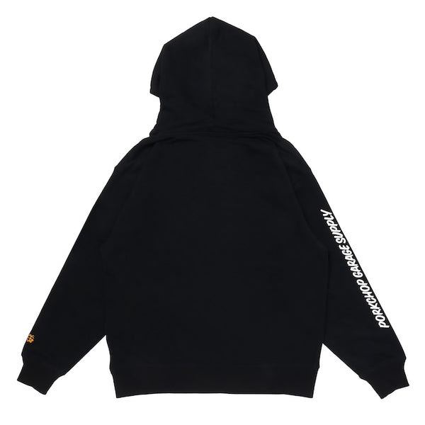 【PORKCHOP GARAGE SUPPLY|ポークチョップ ガレージ サプライ】BIG PCGS HOODIE /ビッグ PCGS フーディー(BLACK)