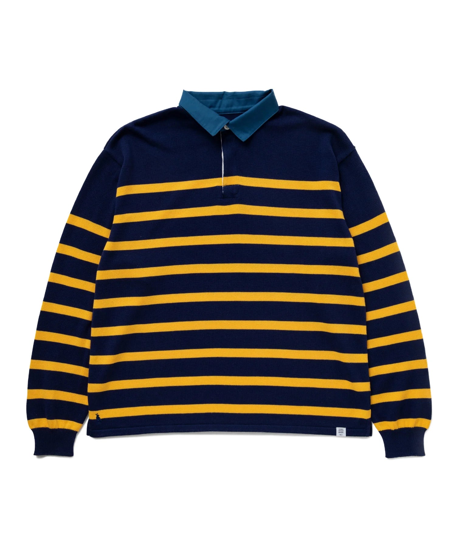 L/S KNITTED RUGGER SHIRT 