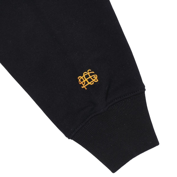 【PORKCHOP GARAGE SUPPLY|ポークチョップ ガレージ サプライ】BIG PCGS HOODIE /ビッグ PCGS フーディー(BLACK)